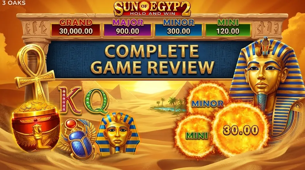 Прочитайте правила игры Sun of Egypt 2