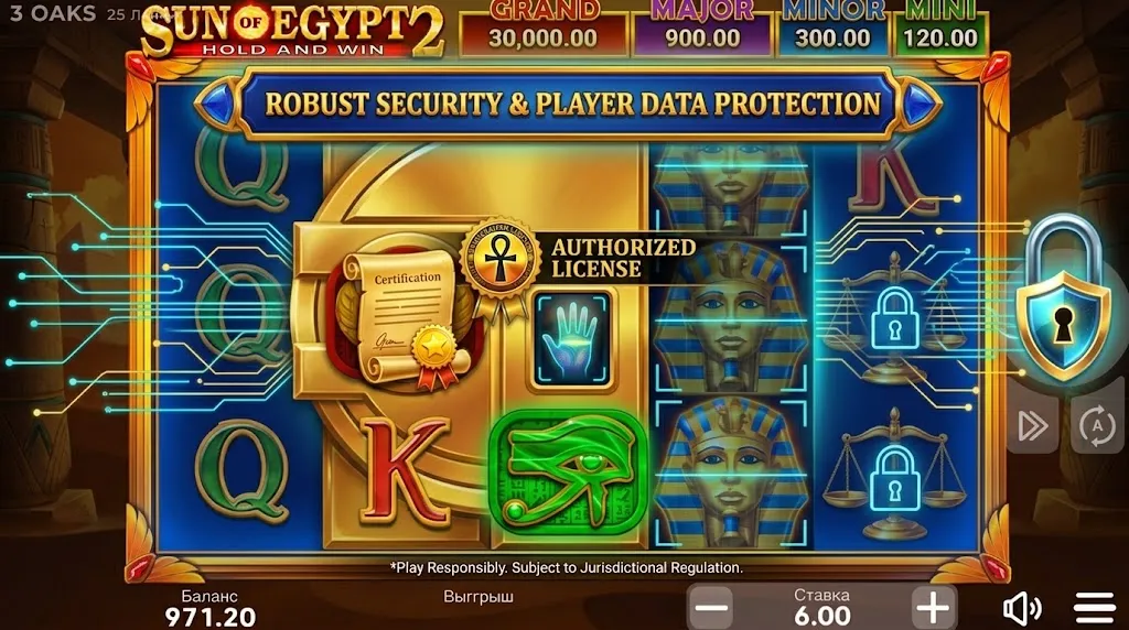Безопасность Sun of Egypt 2